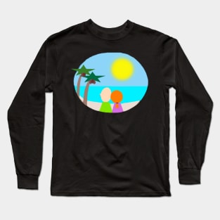 On The Beach Long Sleeve T-Shirt